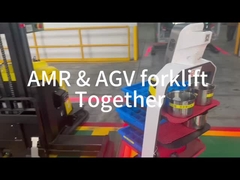 Veicolo guidato senza conducente certificato CE dotato di protezione ottoelettronica per la sicurezza