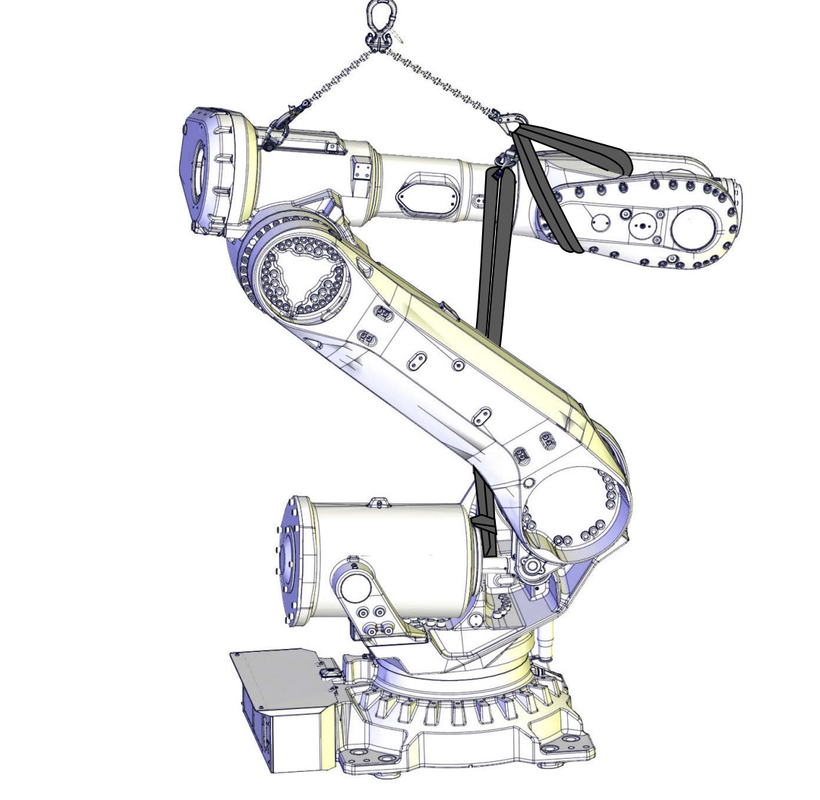 Piccolo carico utile 300kg del braccio del robot di ABB IRB 6700 che afferra la portata pesante degli oggetti 2.7m