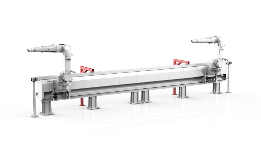 Unità di sistema ferroviario lineari dell'alto robot del ciclo per le rotaie di guida protette contro le esplosioni eccellenti di spruzzatura di industria