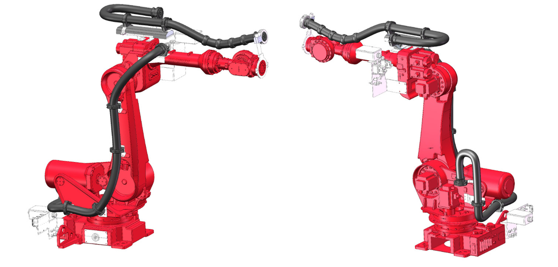 Conduttura di saldatura più lunga di asse di durate della vita una - sei del dispositivo del pacchetto del vestito dal robot di ABB 6640
