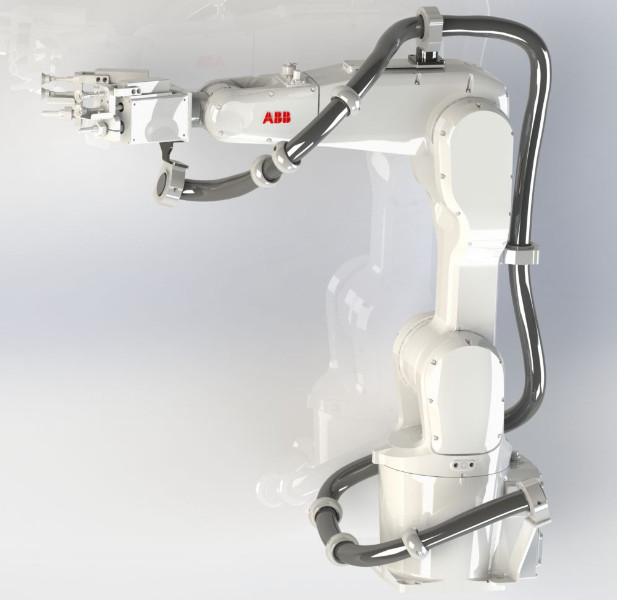Conduttura di saldatura più lunga di asse di durate della vita una - sei del dispositivo del pacchetto del vestito dal robot di ABB 6640