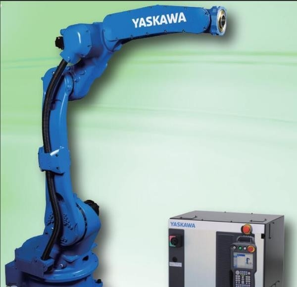 Robot del braccio di Yaskawa che carica il laser di Yaskawa MOTOMAN-AR1440 che elabora officina 12kg