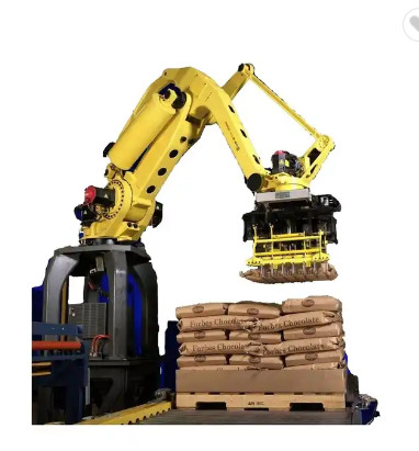 pinza di presa pneumatica per il pallet robot del braccio che impila trattando la linea di produzione d'imballaggio del robot