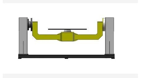 Carico biassiale 100-1000kg di asse della piattaforma girevole 1200x1200 380v 50-60hz del posizionatore del robot per saldatura di Abb