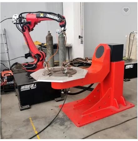 Posizionatore doppio L tipo posizionatore robot 300KG 450mm del robot di asse di FANUC della saldatura ad arco