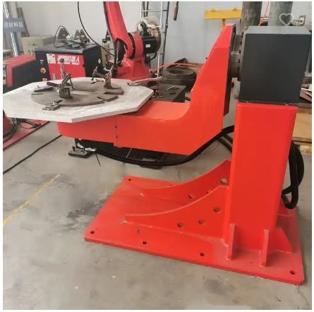 Posizionatore doppio L tipo posizionatore robot 300KG 450mm del robot di asse di FANUC della saldatura ad arco