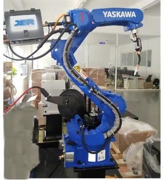 Macchina industriale AR1440 del robot della saldatura ad arco del tubo di asse del sistema automatico 6 della saldatura a laser di Yaskawa