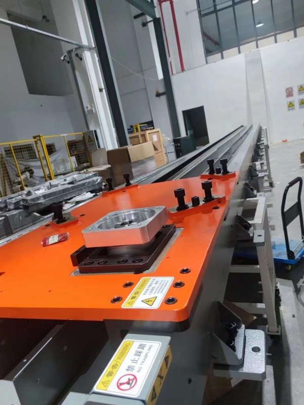 Ferrovia di guida lineare del robot per 1-3 unità di installazione del robot