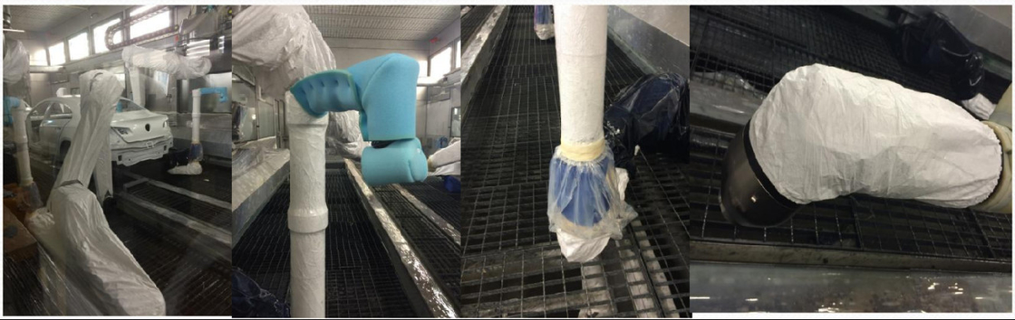 Resistenza superficiale 10 8Ω Coperture di armatura robotica personalizzate per il modello e l'azione del robot