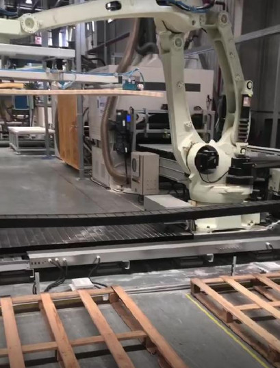 Guida lineare del robot a servomotore azionato a corrente alternata - installato in 2 unità per applicazioni industriali