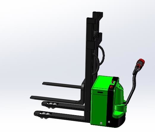 Altezza di sollevamento standard di 125 mm Camione elevatore a guida automatica con capacità di carico di 2000 kg
