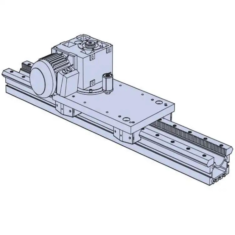 Linear Guide Rail Cina GBS-01-W500 Carico utile 500kg per i movimenti di robot industriali come guida ferroviaria