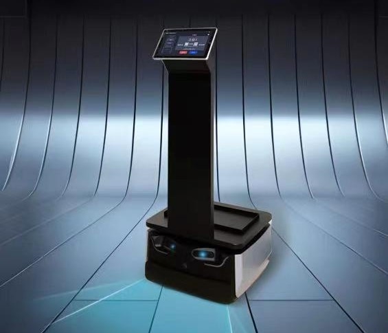 Robot mobile autonomo AMR con capacità di 16AH e velocità massima di camminata di 1,2 m/s