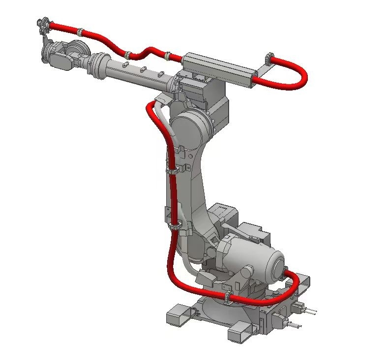 Split Type Robot Dress Pack per saldatura di 48 cm di diametro interno