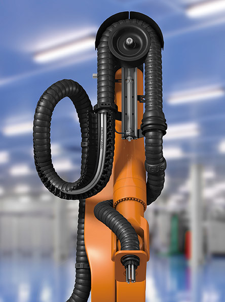 Tipo di installazione integrata/split Robot Dress Pack Cable Pipeline