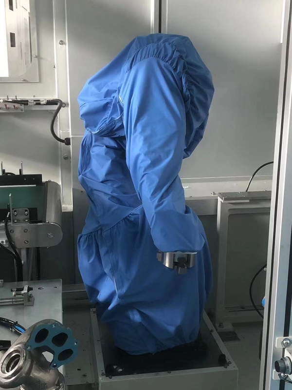 Coperture di pellicola di poliestere bianco impermeabile manica protettiva in nylon per robot di verniciatura