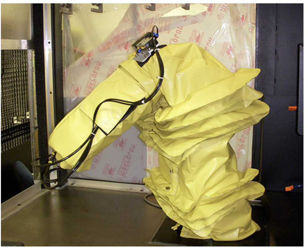 Coperture protettive per robot industriali impermeabili impermeabili alla polvere per ABB FANUC KUKA YASKAWA UR Zipper Velcro