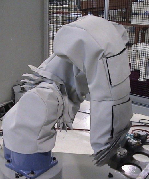 Coperture protettive per robot industriali impermeabili impermeabili alla polvere per ABB FANUC KUKA YASKAWA UR Zipper Velcro